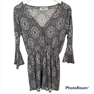 MOD Boho Print Romper size Medium